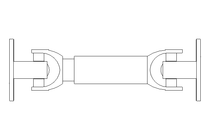 Eje articulado D=90 L1=280 L2=320