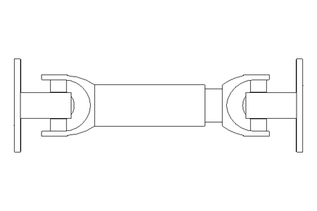 Universal joint shaft D=90 L1=280 L2=320