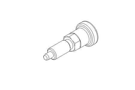 Rastbolzen D4 M8x1 Niro