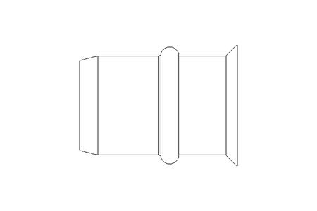 Blind rivet nut M8x11x21 St-Zn