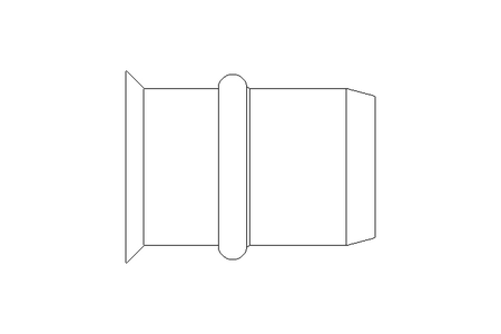 Blind rivet nut M8x11x21 St-Zn