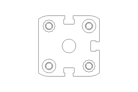 Zylinder D25 Hub40