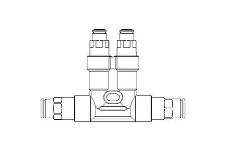 Kolbenverteiler 2-fach