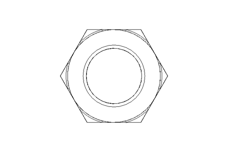 Hexagon nut M16x1.5 A2 DIN985