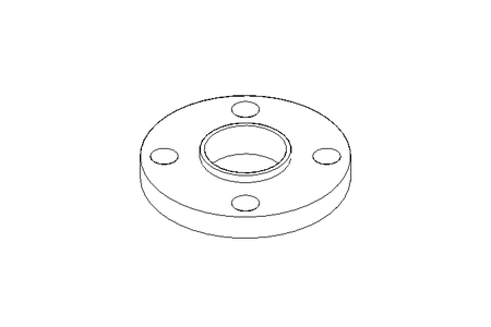 Flange APV sem chaveta PN40 DN40