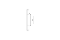 Flange bearing PCST AH23 40x156x45.6