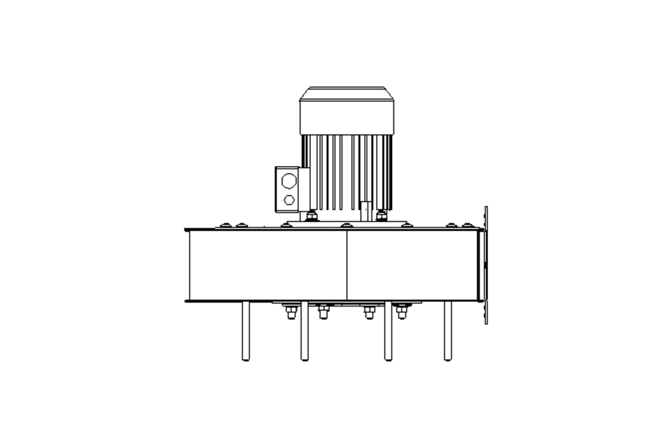 Radial flow fan 750W