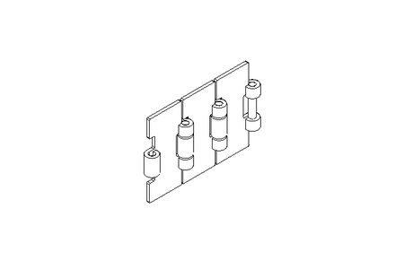 Cadena de charnelas SSL812K325 B=82,5