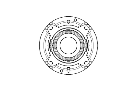 Flange bearing 100x340x145