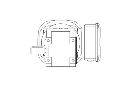 Right-angle geared motor 0.37kW 210