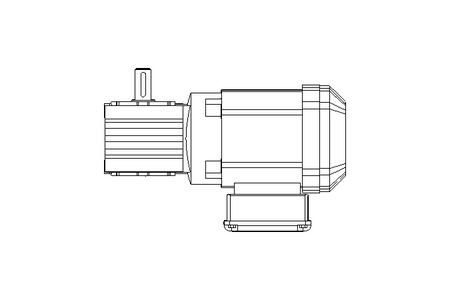 Motoriduttore ortogonale 0,37kW 210