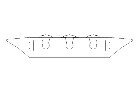 Rollenübergang dreifach L=340