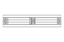 Rollenübergang dreifach L=340