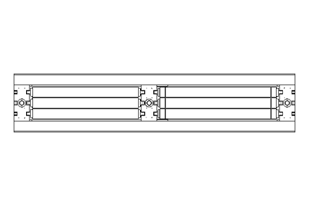 Rollenübergang dreifach L=340