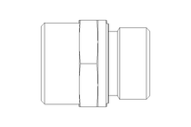 Connecting piece L 22 G3/4" St ISO8434