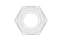 Connecting piece L 22 G3/4" St ISO8434