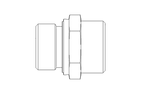 Connecting piece L 22 G3/4" St ISO8434