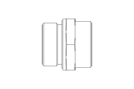 Connecting piece L 35 G 1 1/4" St