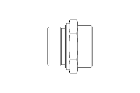 Connecting piece L 35 G 1 1/4" St