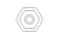 Reducing coupling L 22/10 St ISO8434