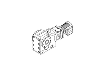 Gear motor 0.18kW 0.95 1/min