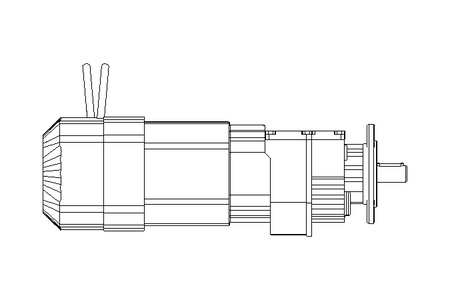 Stirnradgetriebemotor 0,37kW 306 1/min