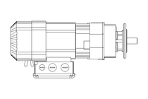 Stirnradgetriebemotor 0,37kW 306 1/min