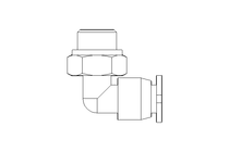 Conexao roscada em L QSML-G1/8-6-K-SA