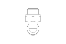 Conexao roscada em L QSML-G1/8-6-K-SA