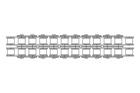 CORRENTE DE ROLOS 12 B2 - GL