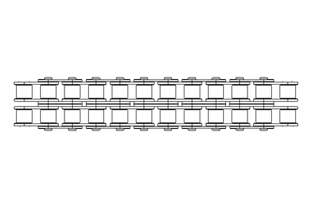 CORRENTE DE ROLOS 12 B2 - GL