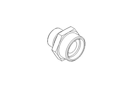 Connecting piece L 28 G3/4" St ISO8434