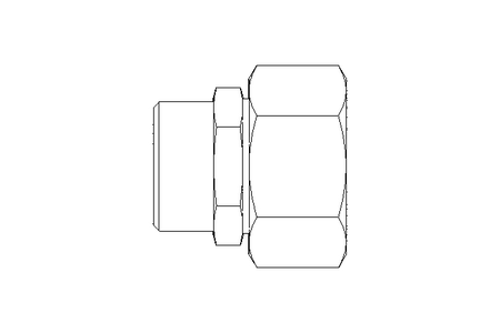 Reducing coupling L 28/22 St ISO8434