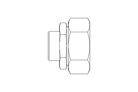 Reducing coupling L 42/28 St ISO8434