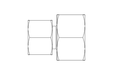 Pieza reductora L 22/15 St ISO8434