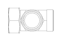 Г-образный патрубок L 42/42 St ISO8434