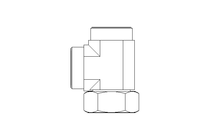 Г-образный патрубок L 42/42 St ISO8434