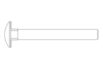 Pf cb oval r/q M8x70 A2 DIN603