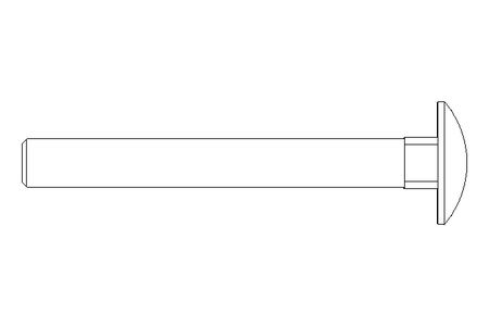 Pf cb oval r/q M8x70 A2 DIN603