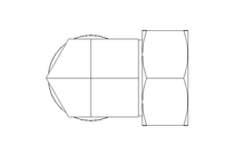 Raccordo a gomito L 35 St ISO8434