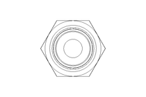 Reducing coupling L 22/15 St ISO8434