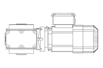 Worm gear motor 0.37kW 32 1/min