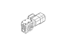 螺杆齿轮速电机 0,37kW 32 1/min