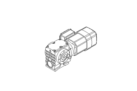 Worm gear motor 0.37kW 32 1/min