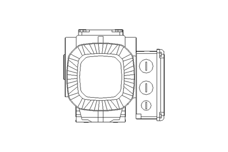 Worm gear motor 0.37kW 32 1/min