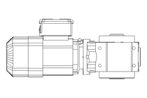 Worm gear motor 0.37kW 32 1/min