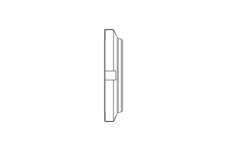 Slotted nut M45x1.5 St-Zn