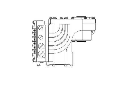 Flat gear servo motor 200 Nm