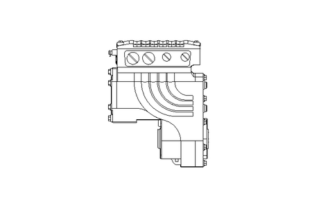 Flat gear servo motor 25 Nm