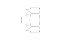 Reduzieranschluss L 42/10 St ISO8434